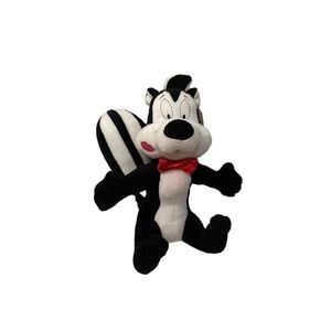 Y2k Looney Tunes Pepe Le Pew Plush Valentine’s Day Stuffed Animal Toy Skunk 8 in